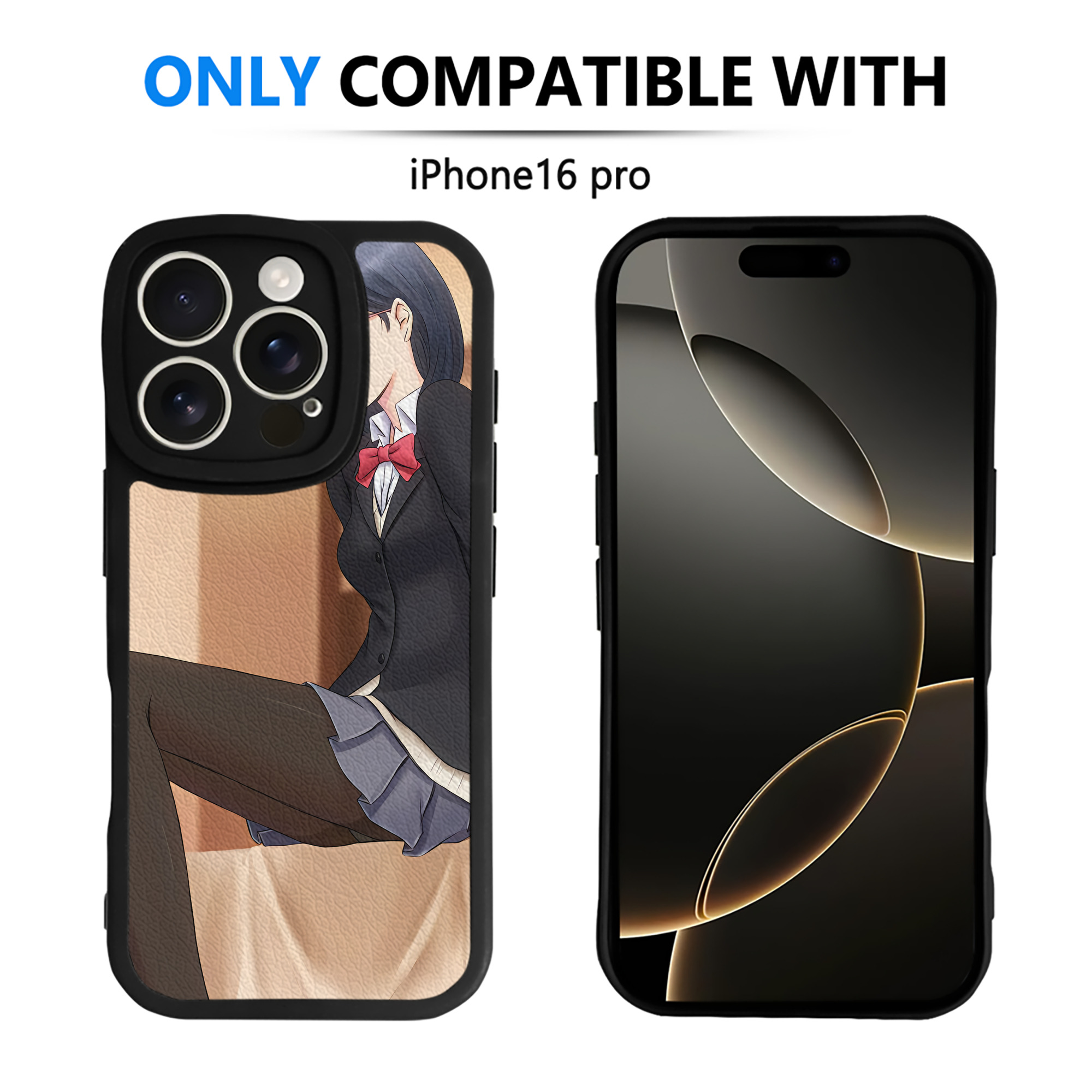 （画像用） ハイキュー!! Haikyu!! 【iPhone 16シリーズ対応】シリコンスマホケース（レザー調） 材質：シリコン